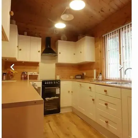 Tranquil Log Cabin Shepton Mallet Exterior photo
